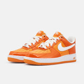 Nike Air Force 1 Low Patent Leather – Orange/White