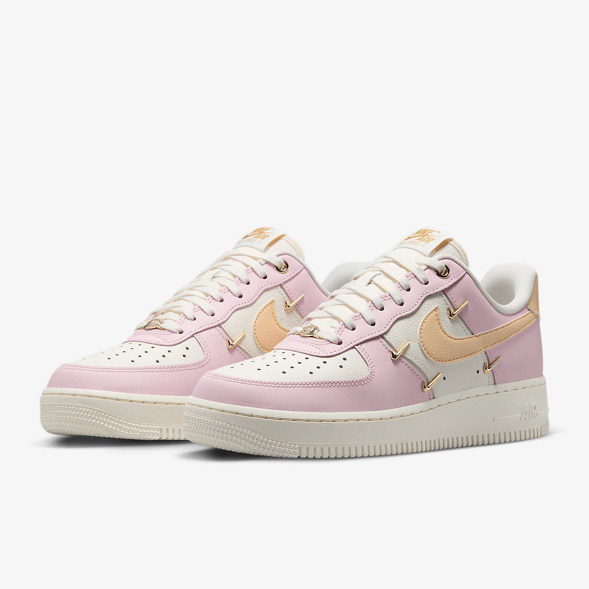 Nike Air Force 1 07 Low "Metal Smoosh Pink / Bege"